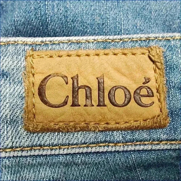 Chloe Skinny Jeans - Designer Denim - Women's Fashionable Slim Fit Pants - Picture 3 of 6